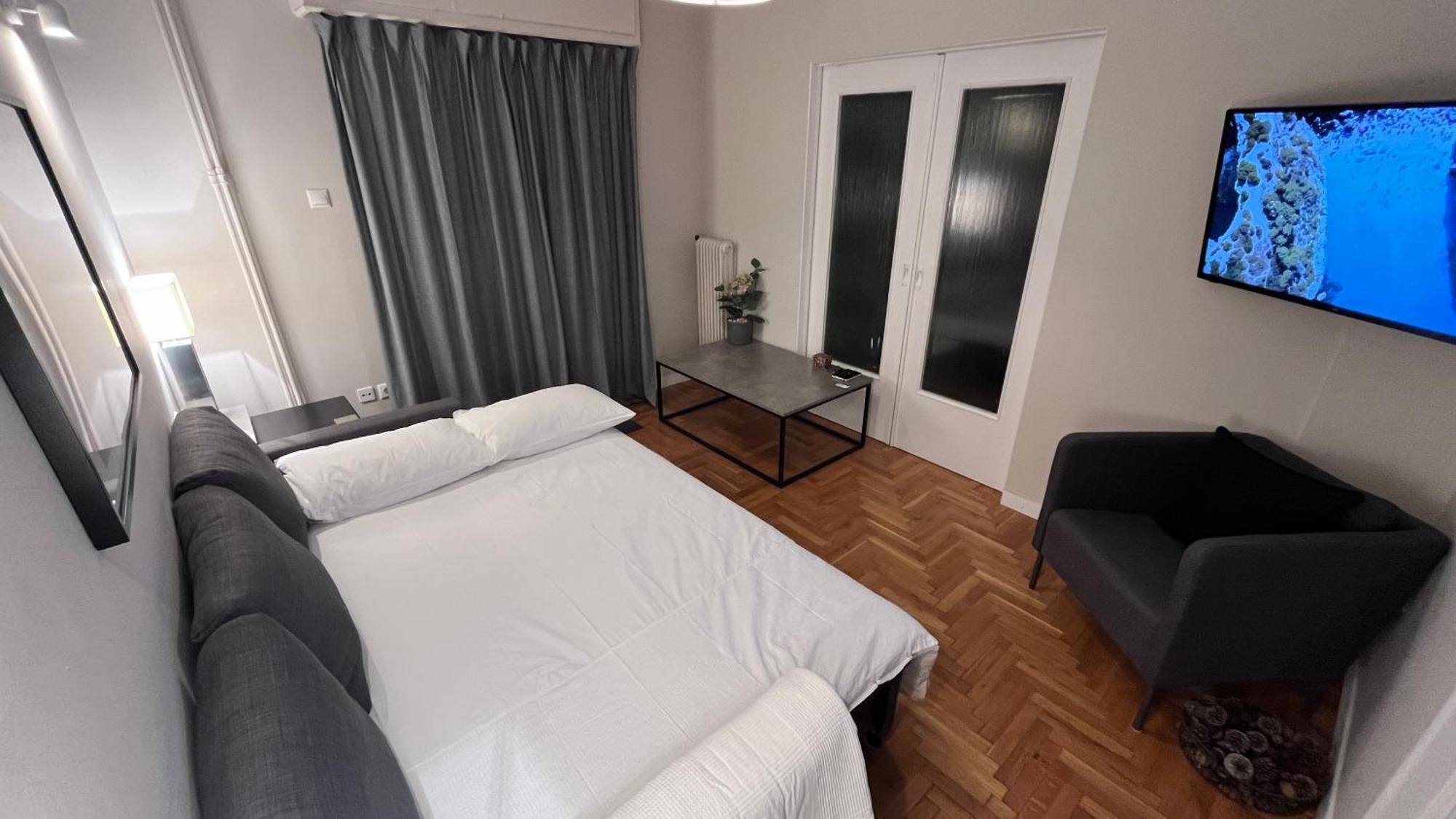 4 Newly Renovated Charming Apartments Steps From Panormou Metro Station Athens Luaran gambar
